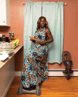 Her Hands Fed You, but Her Blade Freed Us, Digital Inkjet Print, 24×32 – Claudio Eshun (Don Claude) 2×2.5