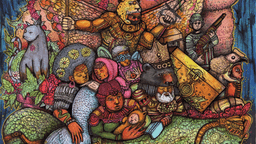 will_kasso_condry_things_fall_apart_2025_graphite_pen_ink_and_alcohol_marker_11x28in_detail