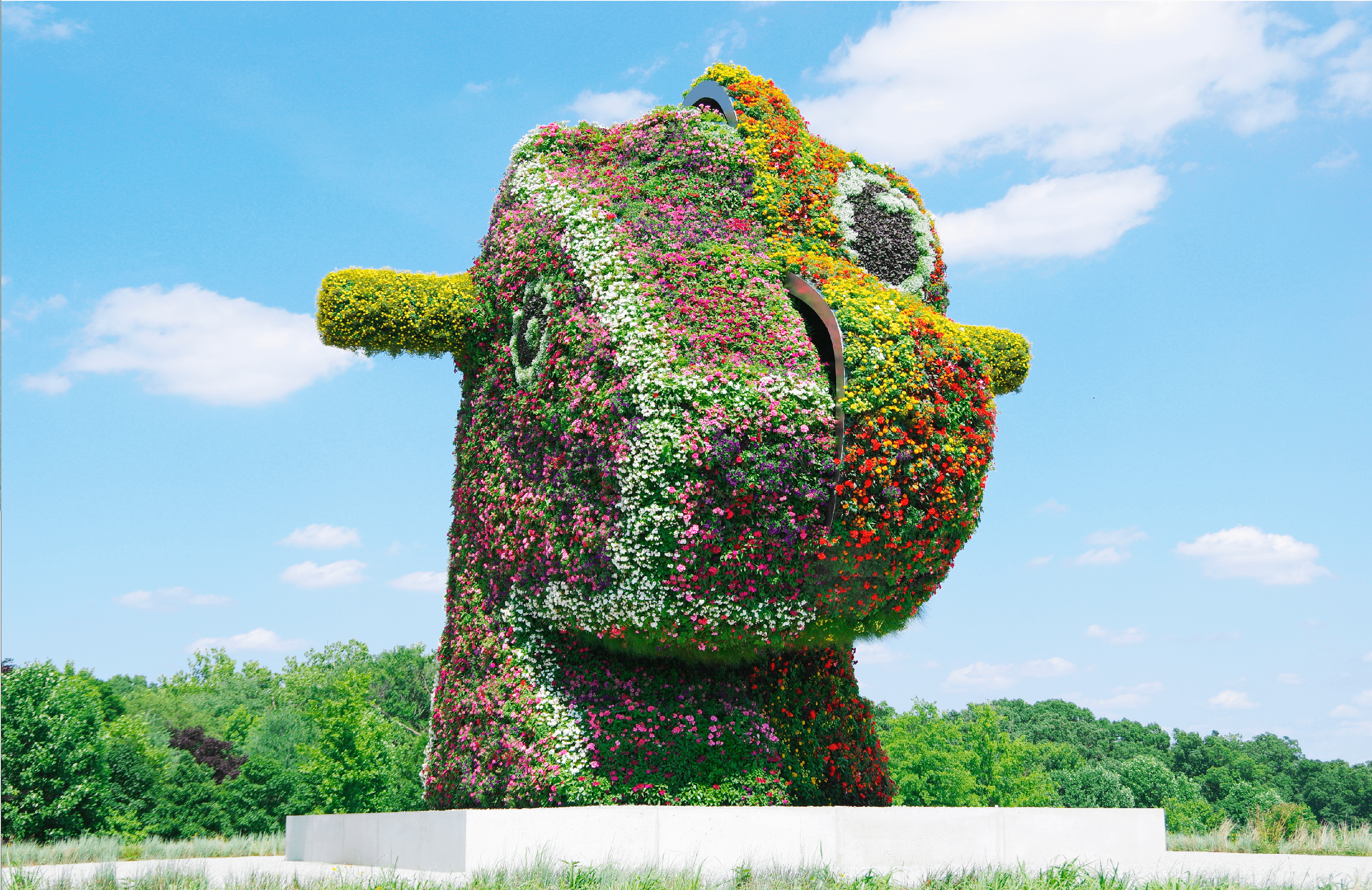 Jeff Koons, Split Rocker, Glenstone Museum.
