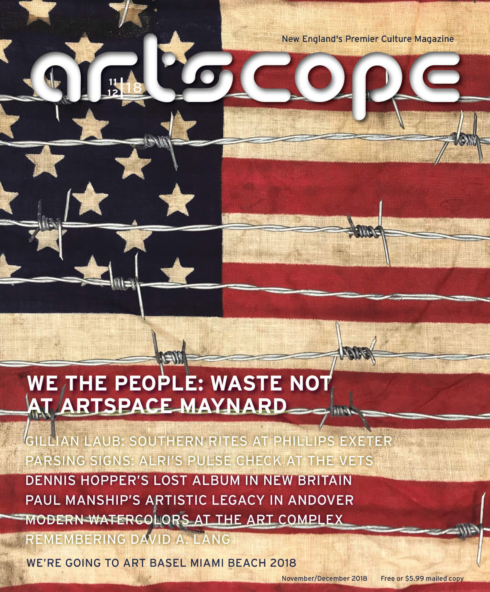 Artscope Magazine Issue 77 - November/December 2018