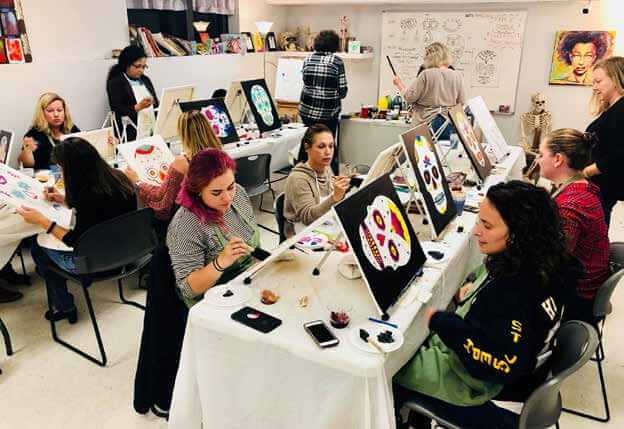 HeARTspot Art Center’s painting classes have attracted a loyal following.