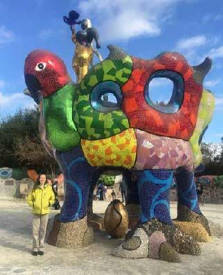 Donna Dodson at Queen Califia Magical Circle Garden in Escondido, California.