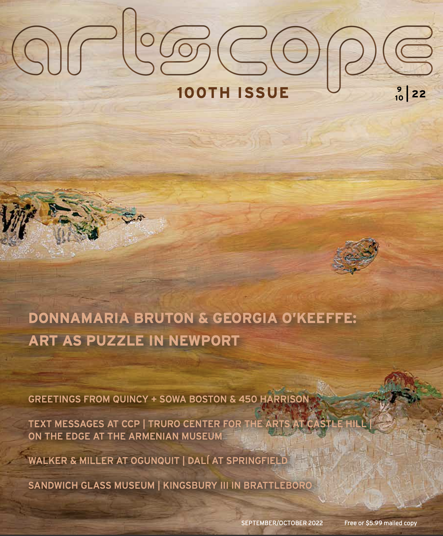 Artscope Magazine Issue 100 - September/October 2022